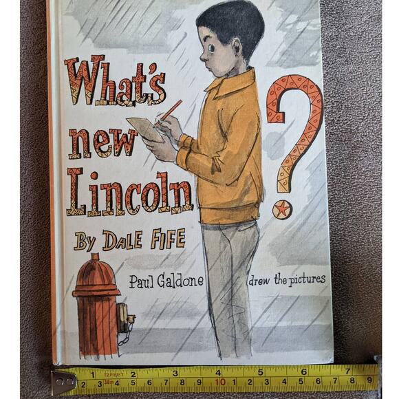 What's New Lincoln? 1970 By Dale Fife Illustrations Childrens Book Club Edition - Picture 10 of 11